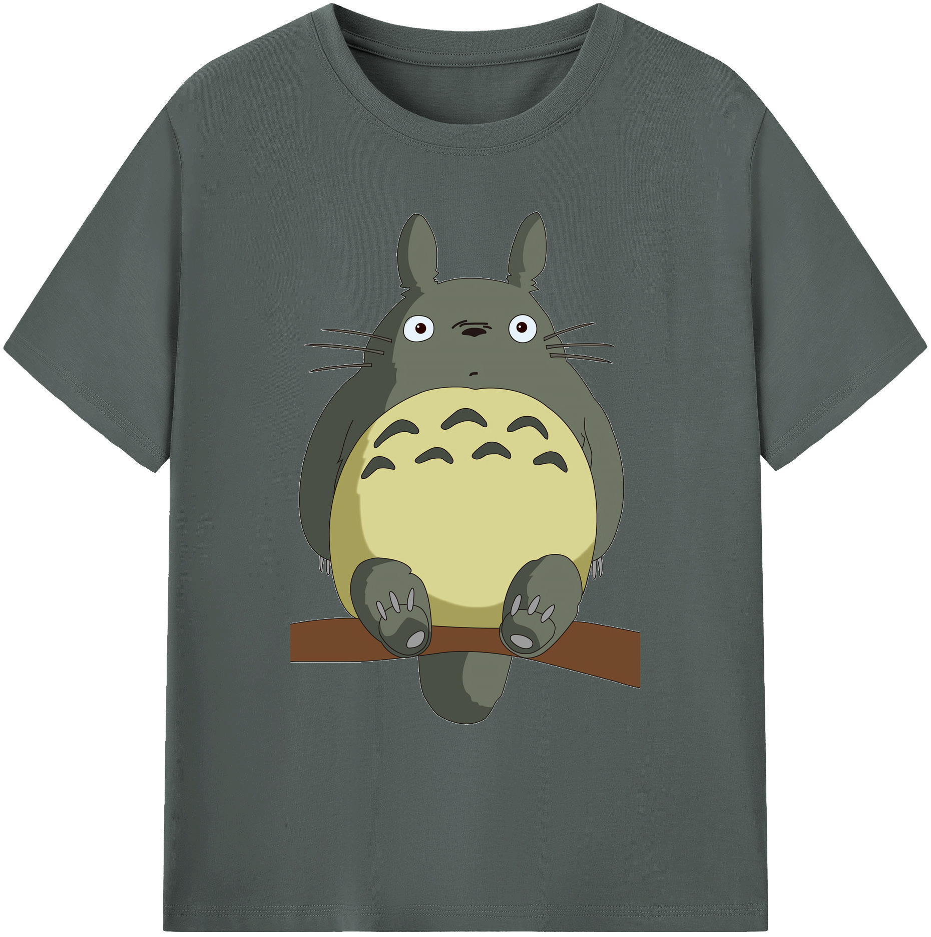 （画像用） となりのトトロ 草壁メイ 草壁サツキ My Neighbor Totoro Satsuki Kusakabe Mei Kusakabe 綿100％ メンズ半袖Tシャツ｜肌触りやわらか＆通気性